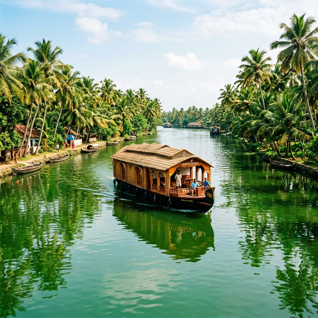 Alleppey Floating Bamboo Houseboats